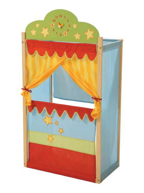 ROBA Teatro dei burattini in legno e tessuto – con supporto - Kiabi