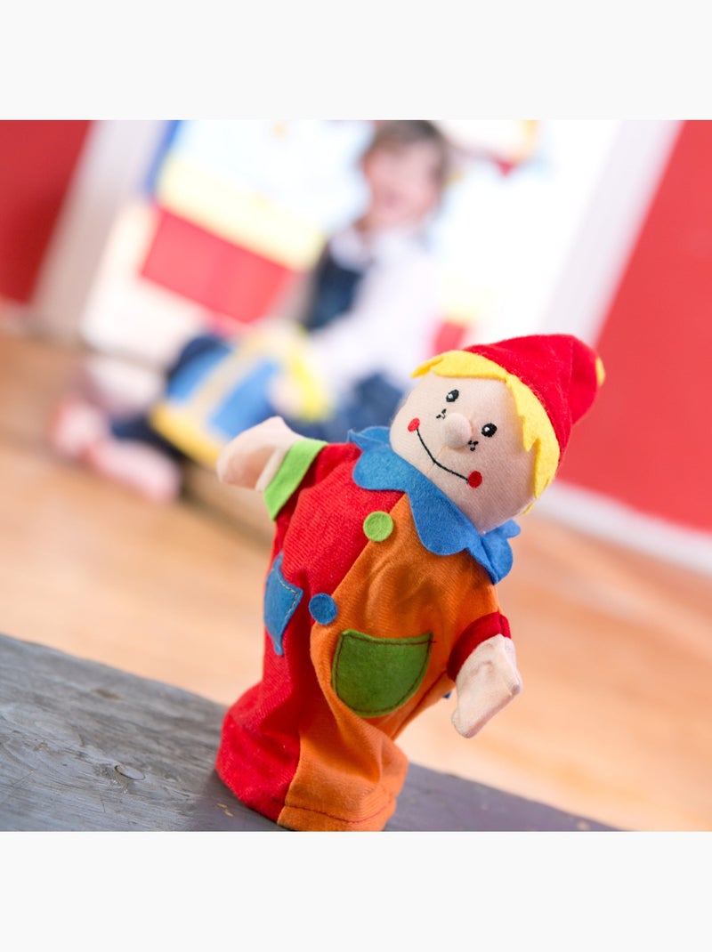 ROBA Teatro dei burattini per bambini + 6 burattini in legno e tessuto – multicolore Multicolore - Kiabi