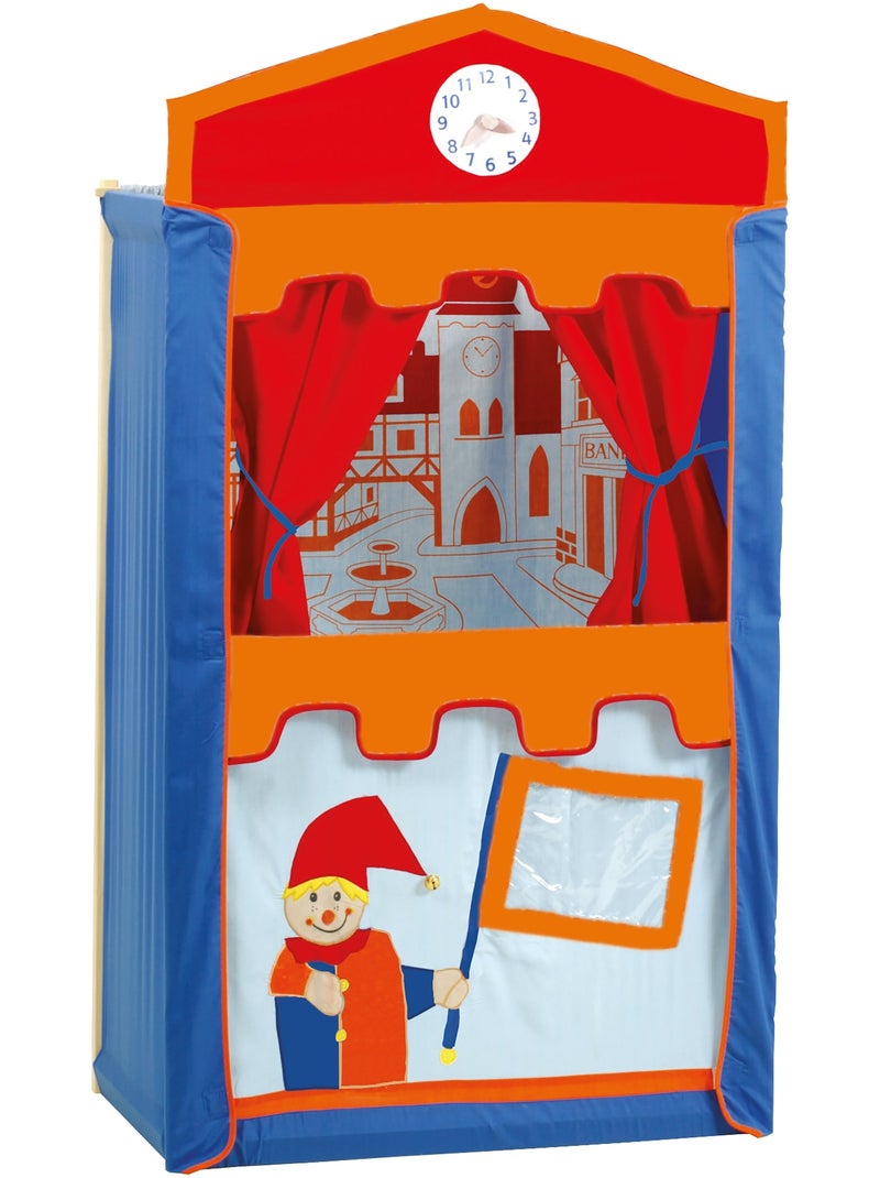 ROBA Teatro dei burattini per bambini + 6 burattini in legno e tessuto – multicolore Multicolore - Kiabi