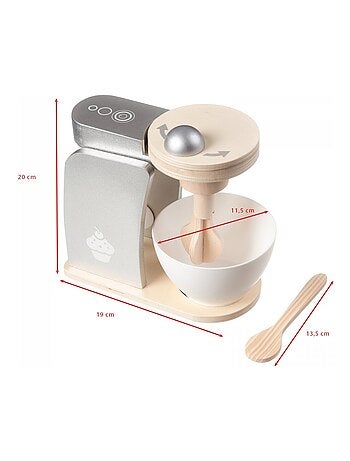 Robot da cucina in legno impastatrice con ciotola Mamabrum