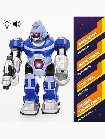 Robot giocattolo con luci e suoni warriors