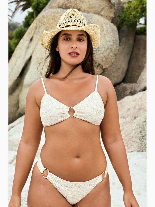 Rosaldi crochetta hot top bikini con motivo traforato penti - Kiabi