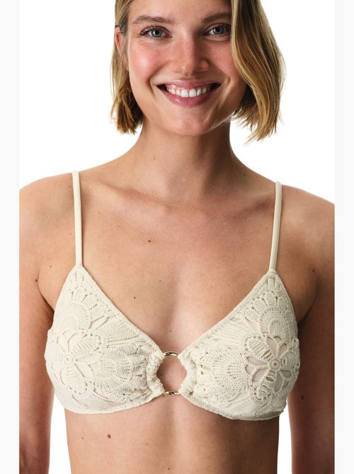 Rosaldi crochetta hot top bikini con motivo traforato penti - Kiabi