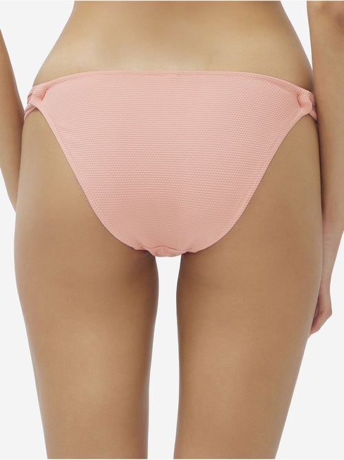 Rosey slip bikini con volant laterale penti - Kiabi Rosey slip bikini con volant laterale penti - Kiabi