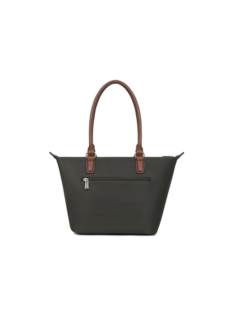 ROSIE - Borsa a spalla tipo cabas Verde scuro - Kiabi