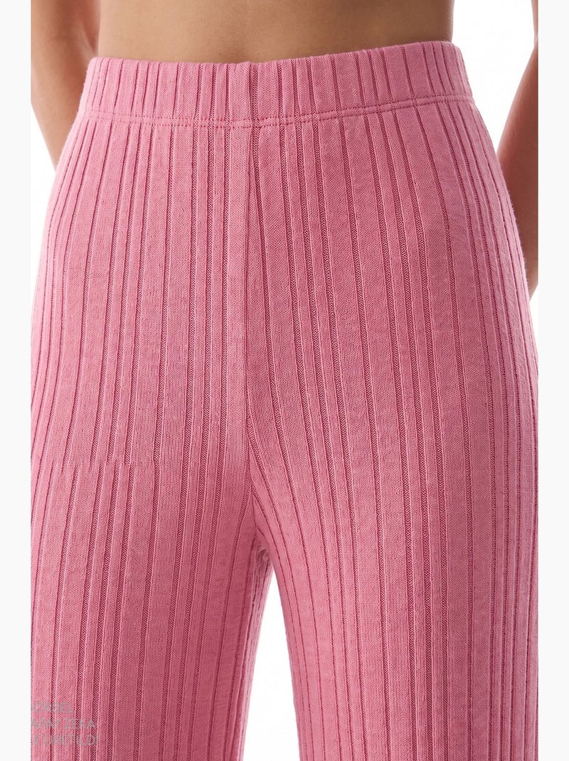 Rosy pigiama con pantaloni e maniche lunghe penti Rosa antico - Kiabi