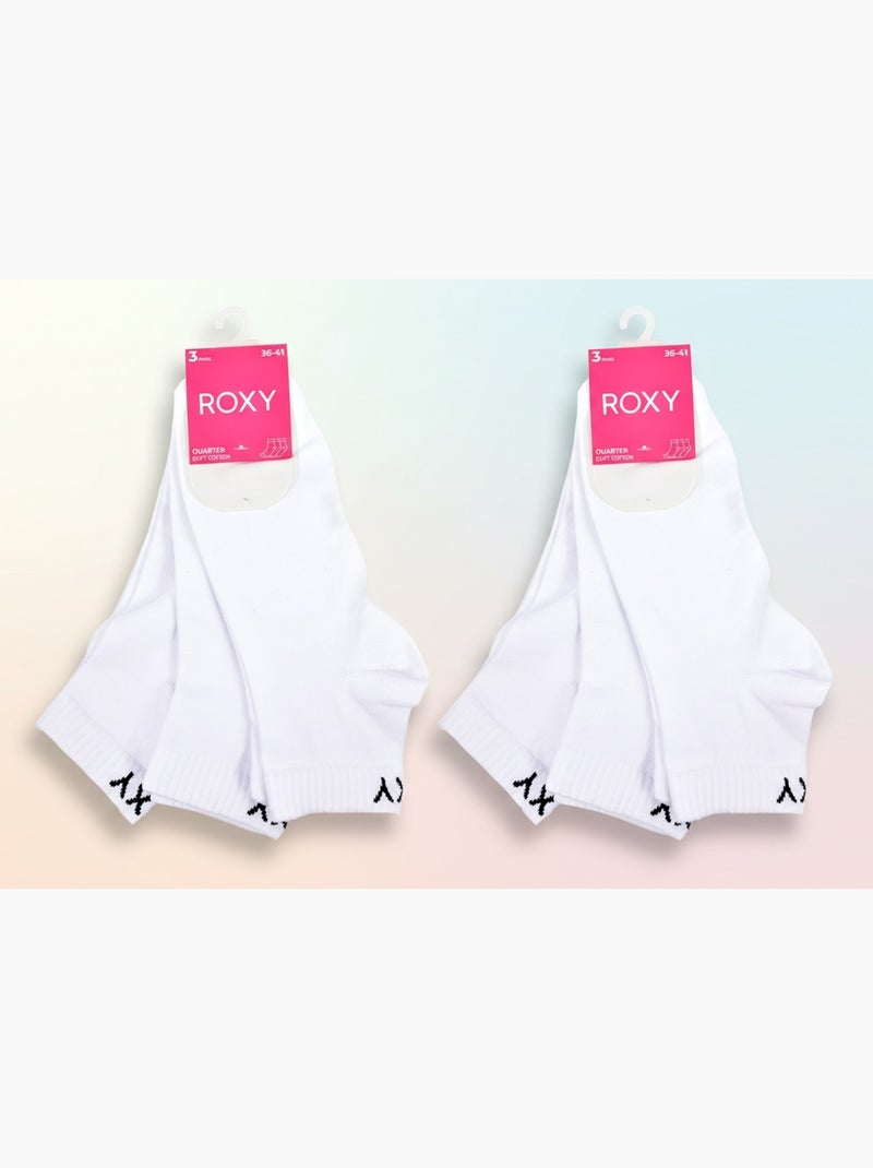 ROXY Set di calzini corti Quarter – Confezione da 6 paia Bianco - Kiabi