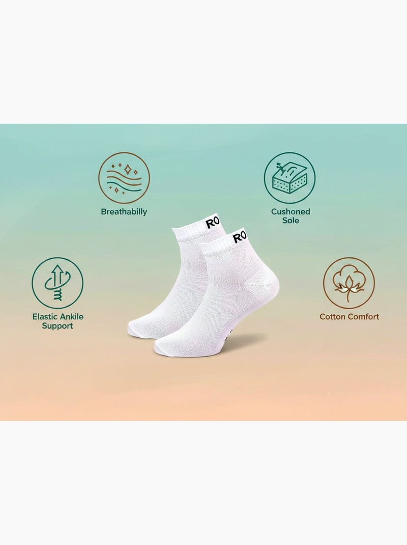 ROXY Set di calzini corti Quarter – Confezione da 6 paia Bianco - Kiabi
