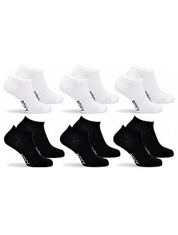 ROXY Set di calzini corti Sneaker – Confezione da 6 paia