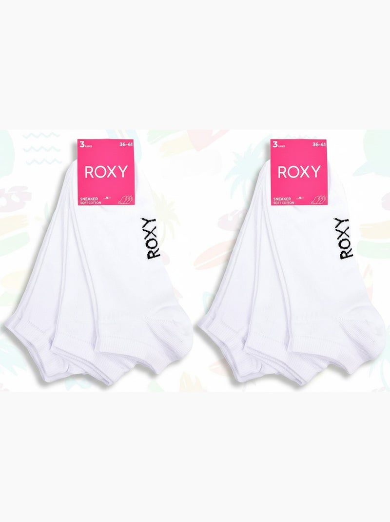 ROXY Set di calzini corti Sneaker – Confezione da 6 paia Bianco - Kiabi