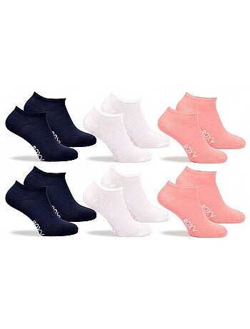 ROXY Set di calzini corti Sneaker – Confezione da 6 paia