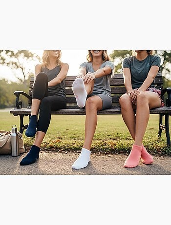 ROXY Set di calzini corti Sneaker – Confezione da 6 paia