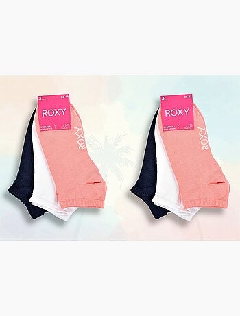 ROXY Set di calzini corti Sneaker – Confezione da 6 paia