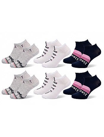 ROXY Set di calzini corti Sneaker – Confezione da 6 paia