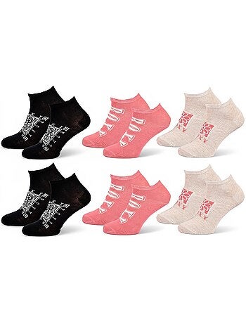 ROXY Set di calzini corti Sneaker – Confezione da 6 paia