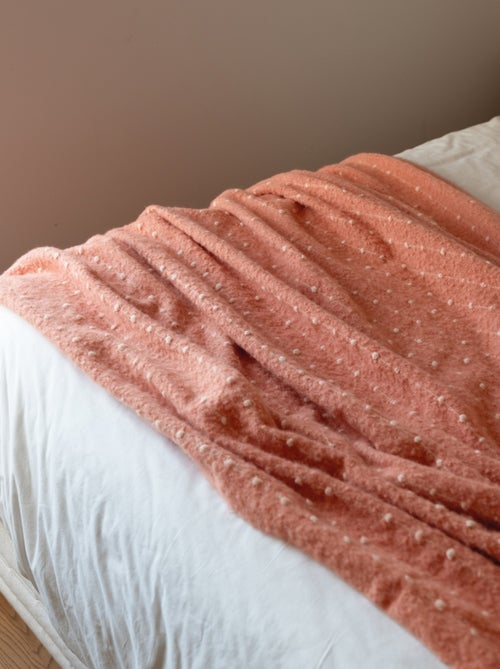 Runner da letto / Stola in mohair a pois - Kiabi
