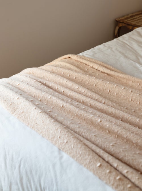 Runner da letto / Stola in mohair a pois - Kiabi
