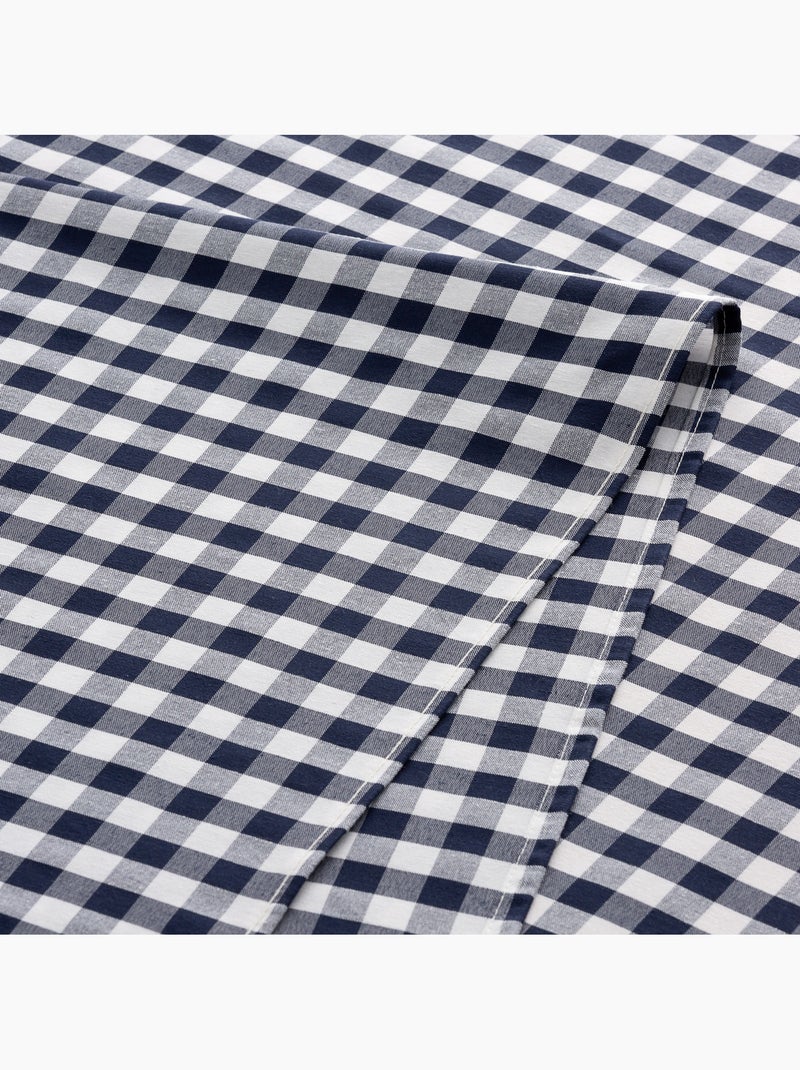 Runner da tavola rettangolare in cotone a quadretti vichy, resistente all'acqua - gamusi. Blu - Kiabi