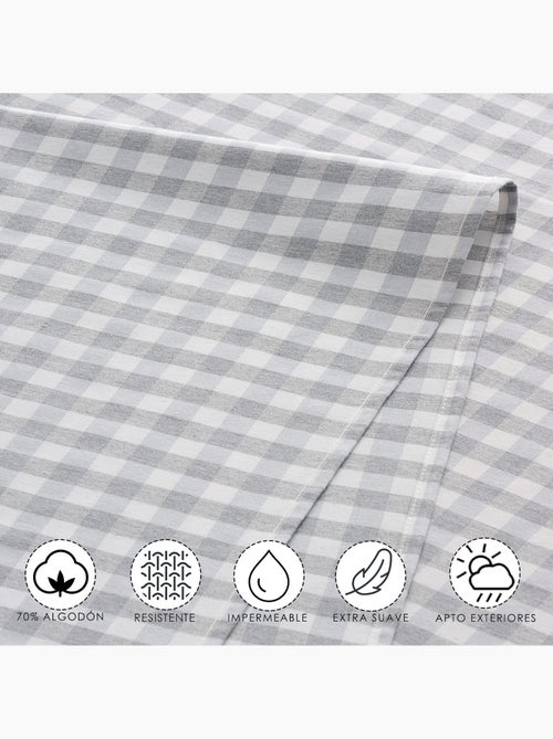 Runner da tavola rettangolare in cotone a quadretti vichy, resistente all'acqua - gamusi. - Kiabi Runner da tavola rettangolare in cotone a quadretti vichy, resistente all'acqua - gamusi. - Kiabi