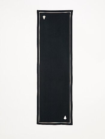 Runner da tavola stampato Natale in cotone 36x180 cm