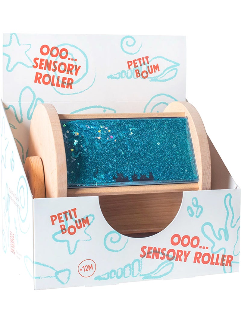 Ruota sensoriale in legno per neonati | petit boum | petit boum Blu - Kiabi