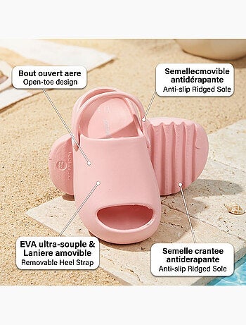 Sabot Bambino OZABI EVA - Punta Aperta - Cinturino Rimovibile