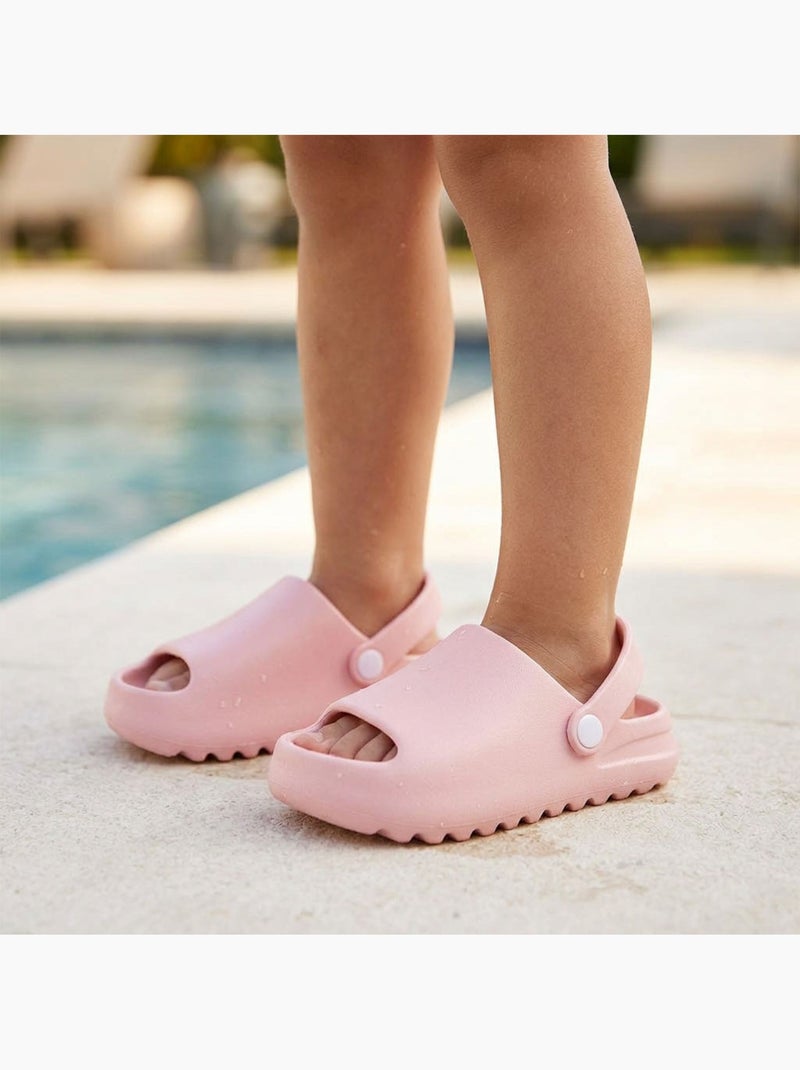 Sabot Bambino OZABI EVA - Punta Aperta - Cinturino Rimovibile Blu ghiacciato - Kiabi