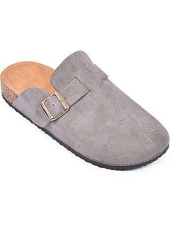 Sabot donna comfort con fibbia regolabile suola sughero ozabi