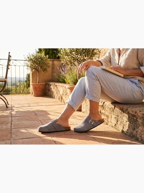 Sabot donna comfort con fibbia regolabile suola sughero ozabi - Kiabi Sabot donna comfort con fibbia regolabile suola sughero ozabi - Kiabi