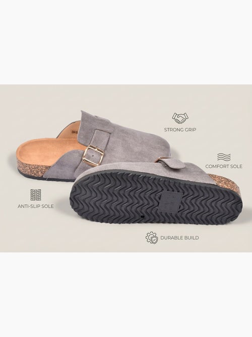 Sabot donna comfort con fibbia regolabile suola sughero ozabi - Kiabi Sabot donna comfort con fibbia regolabile suola sughero ozabi - Kiabi