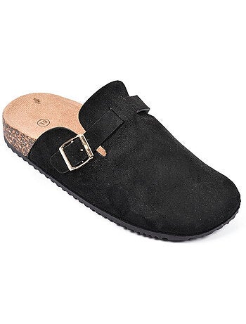 Sabot donna comfort con fibbia regolabile suola sughero ozabi