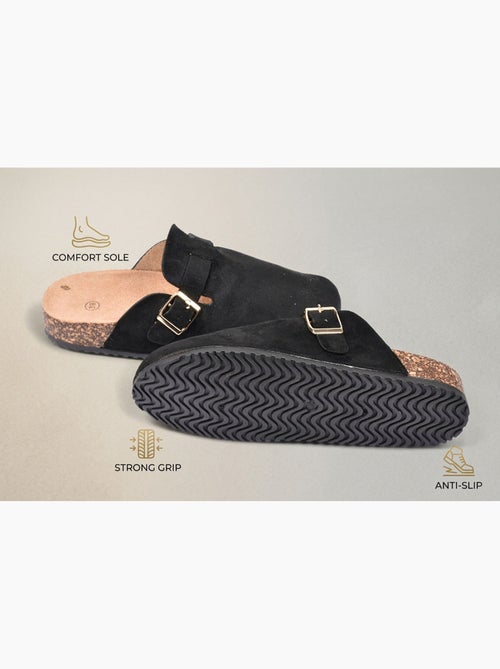 Sabot donna comfort con fibbia regolabile suola sughero ozabi - Kiabi Sabot donna comfort con fibbia regolabile suola sughero ozabi - Kiabi