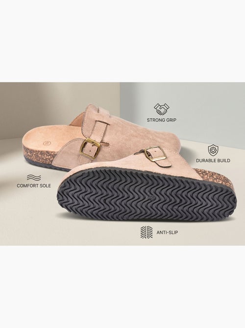 Sabot donna confort OZABI suola sughero fibbia regolabile - Kiabi Sabot donna confort OZABI suola sughero fibbia regolabile - Kiabi