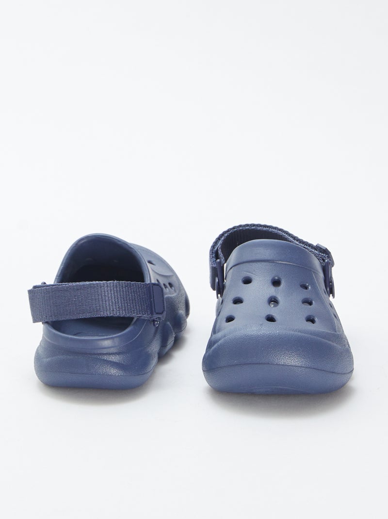 Sabot in plastica preformata con strappi BLU - Kiabi