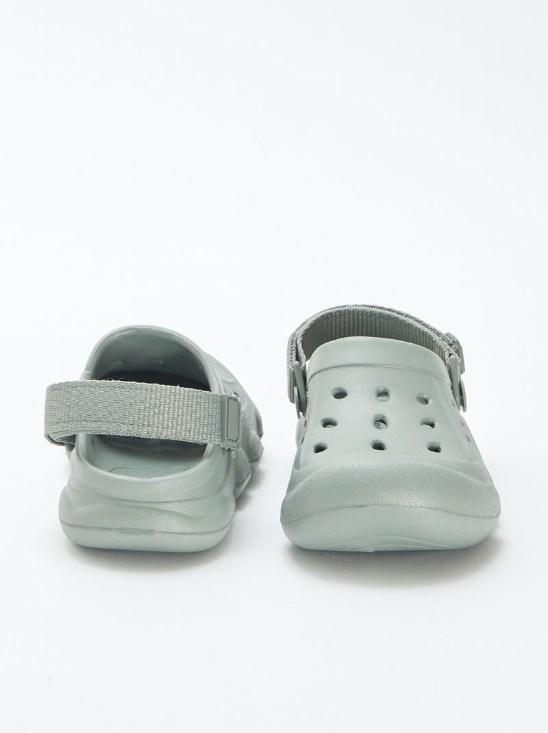 Sabot in plastica preformata con strappi VERDE - Kiabi