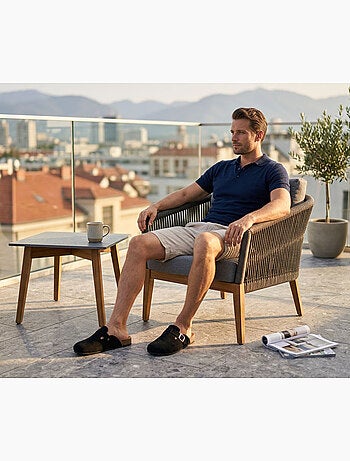 Sabot Uomo OZABI Comfort Ergonomico Fibbia Regolabile