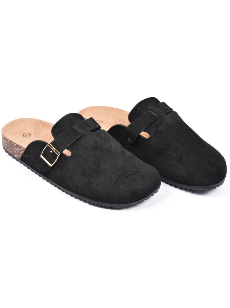 Sabot Uomo OZABI Comfort Ergonomico Fibbia Regolabile Nero - Kiabi