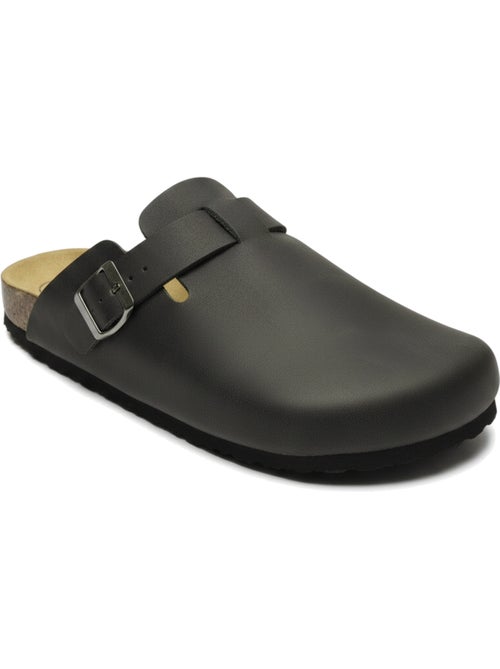 Sabot uomo pelle sintetica fibbia regolabile suola sughero ozabi - Kiabi Sabot uomo pelle sintetica fibbia regolabile suola sughero ozabi - Kiabi