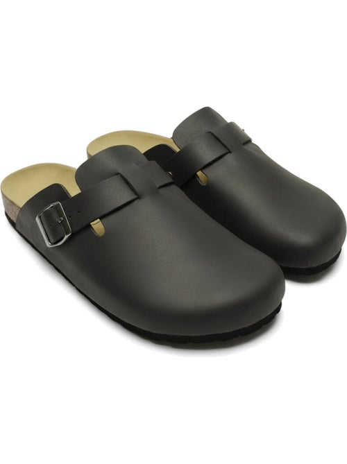 Sabot uomo pelle sintetica fibbia regolabile suola sughero ozabi - Kiabi Sabot uomo pelle sintetica fibbia regolabile suola sughero ozabi - Kiabi