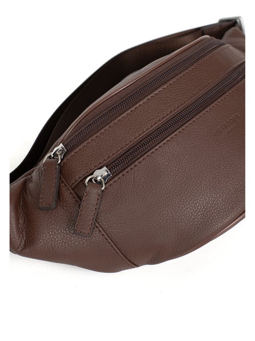 Sac banane - pelle confort hexagona - Kiabi