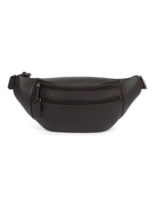 Sac banane - pelle confort hexagona - Kiabi