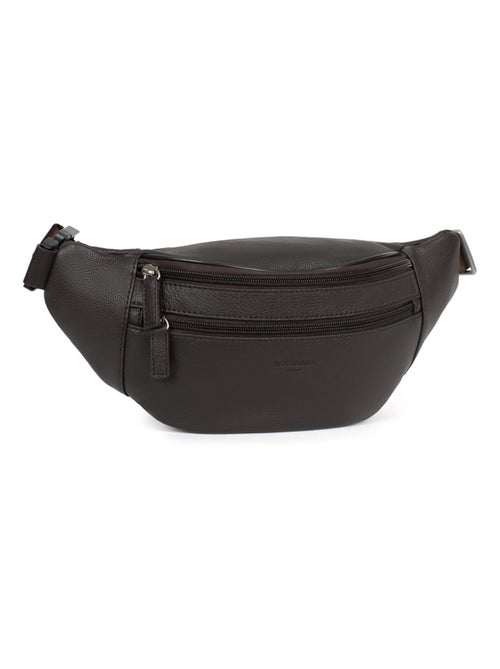 Sac banane - pelle confort hexagona - Kiabi
