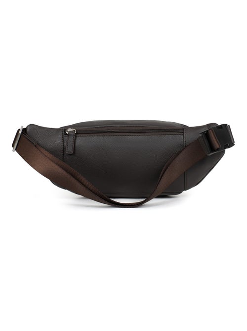 Sac banane - pelle confort hexagona - Kiabi