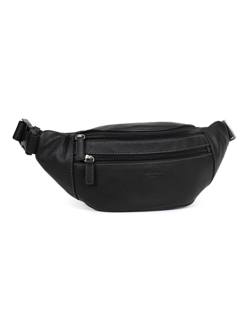 Sac banane - pelle confort hexagona Nero - Kiabi