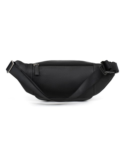 Sac banane - pelle confort hexagona - Kiabi