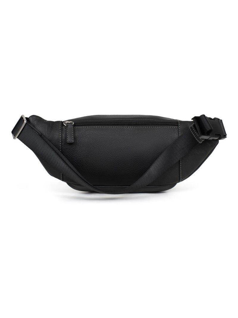 Sac banane - pelle confort hexagona Nero - Kiabi
