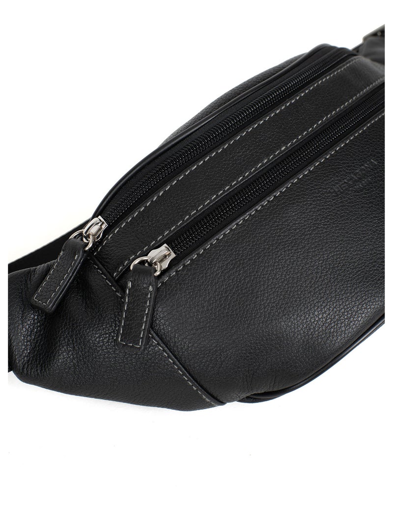 Sac banane - pelle confort hexagona Nero - Kiabi