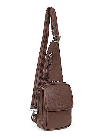 Sac monobretelle - pelle confort hexagona