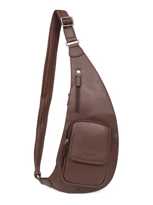 Sac monobretelle - pelle confort hexagona - Kiabi