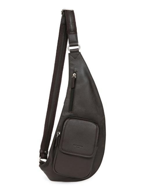 Sac monobretelle - pelle confort hexagona - Kiabi